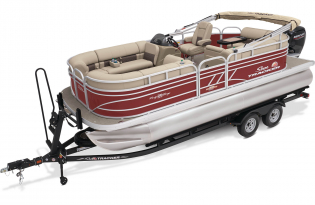 2023 Suntracker Party Barge 20 DLX, Exclusive Auto Marine, recreational pontoon boat, power boat, outboard motor, mercury marine