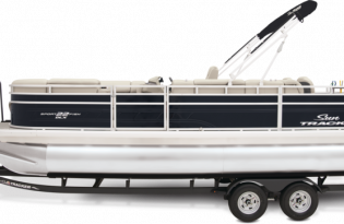 pontoon boat, 2024 SunTracker SportFish 22 DLX , Exclusive Auto Marine, power boats, outboard motors, Mercury Marine