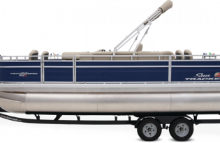 pontoon boat, 2024 Sun Tracker Fishin' Barge 22 XP3, fishing pontoon, outboard motor, power boat, Mercury Marine