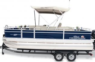 pontoon boat, 2024 SunTracker Fishin' Barge 20 DLX, Exclusive Auto Marine, power boats, outboard motors, Mercury Marine