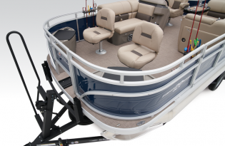 pontoon boat, 2024 SunTracker Fishin' Barge 20 DLX, Exclusive Auto Marine, power boats, outboard motors, Mercury Marine