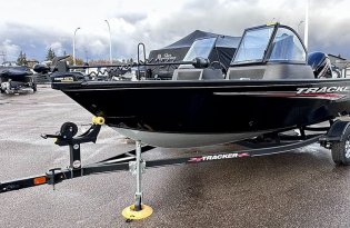 2023  Tracker  Pro Guide  V16 WalkThru, Exclusive Auto Marine, deep-v aluminum fishing boat, power boat, outboard motor, mercury marine
