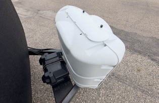 used boler travel trailer, Boler trailer, fiberglass trailer, molded trailer, lightweight trailer, vintage camper, "egg on wheels", Winnipeg-made trailer