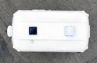 used boler travel trailer, Boler trailer, fiberglass trailer, molded trailer, lightweight trailer, vintage camper, "egg on wheels", Winnipeg-made trailer